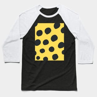 Fancy dot yellow pastel pattern Baseball T-Shirt